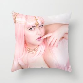 Space Princess Throw Pillow