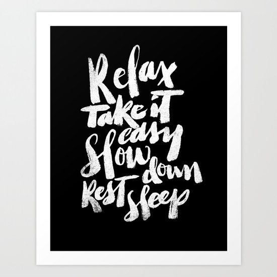 relax Art Print
