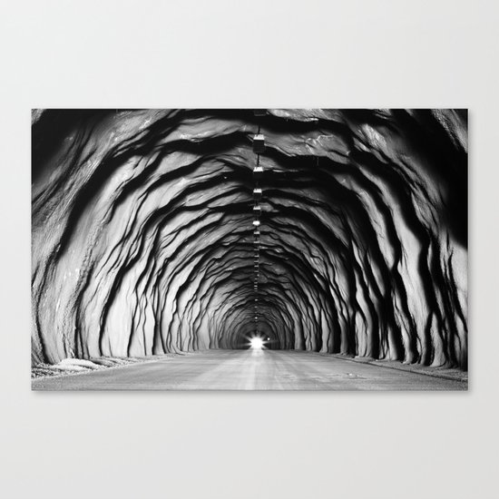 End of the tunnel Canvas Print