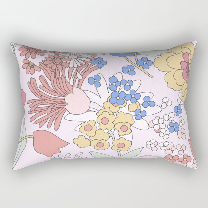 A little Floral Rectangular Pillow