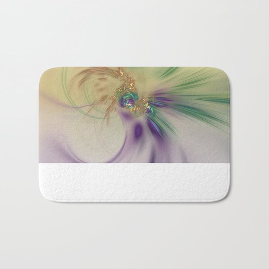 Fall Festive Fractal Bath Mat