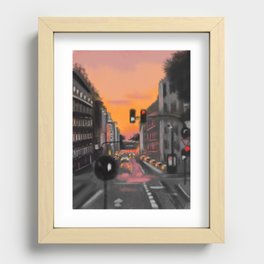 City Vibes Recessed Framed Print