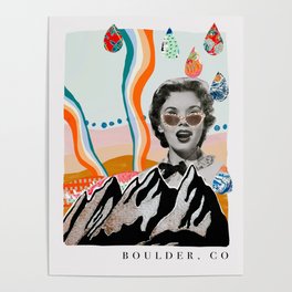 Boulder Colorado Poster Poster