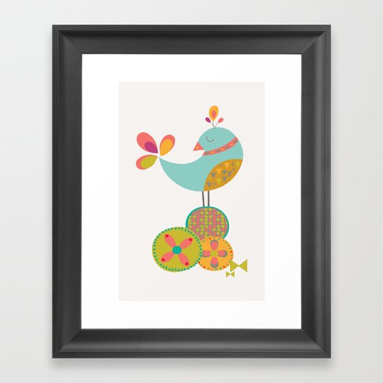 Lovely Bird Framed Art Print