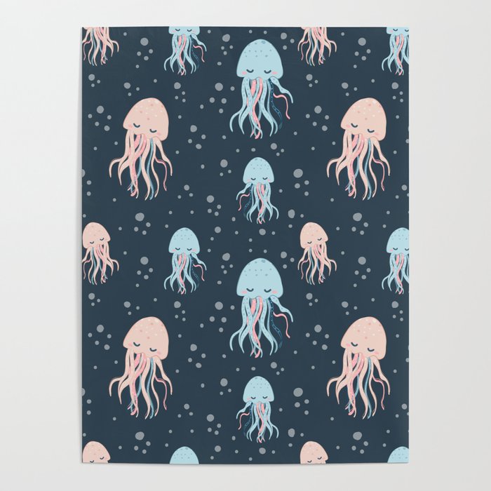 Maritim Nautic Ocean Sealife Octopus Poster