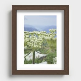 White Flower | Nature Photography #flower #decor #art     Recessed Framed Print