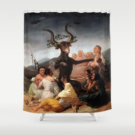Francisco de Goya - Witches' Sabbath 1798 Shower Curtain