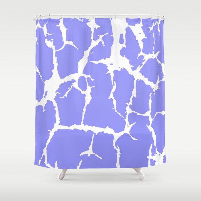 Very peri Color 2022 - Marble Design Shower Curtain
