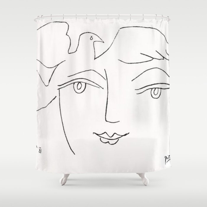 Picasso Shower Curtain By, Picasso Shower Curtains