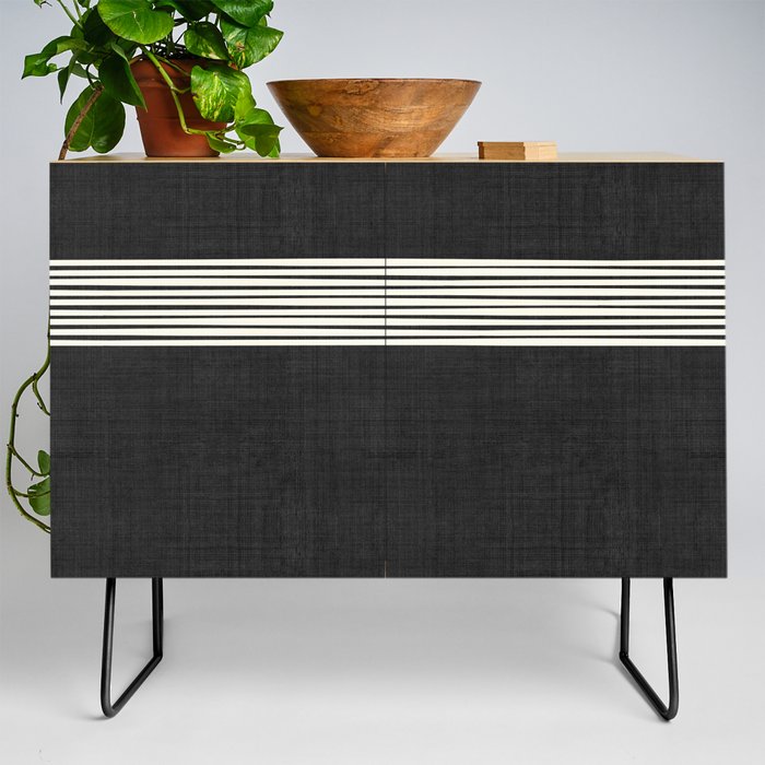 Band in Black and White Credenza