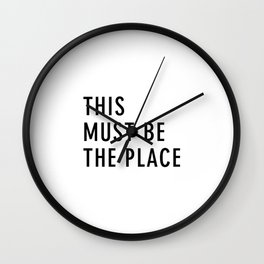 This must be the Place Wall Clock