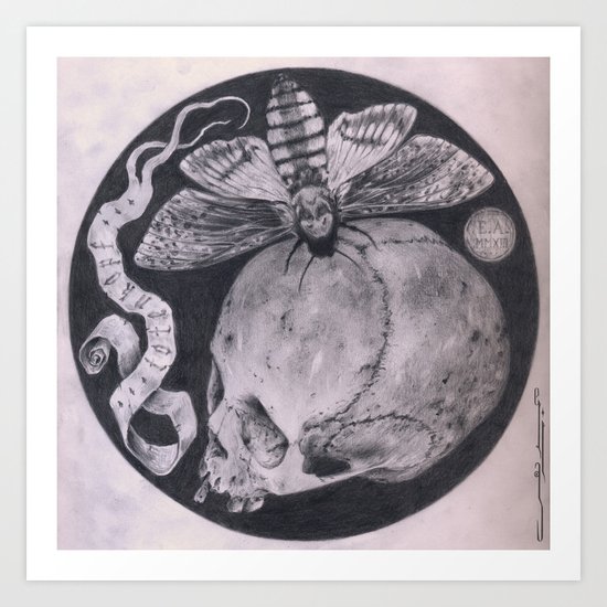 Totenkopf Art Print