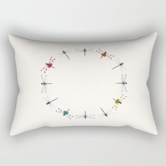 Circle Rectangular Pillow