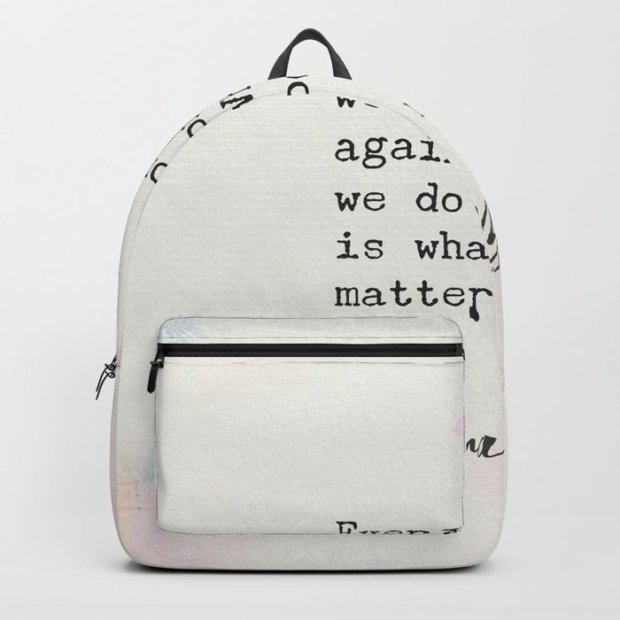 Gautama Buddha quote 90 Backpack