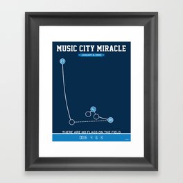 Music City Miracle Gerahmter Kunstdruck