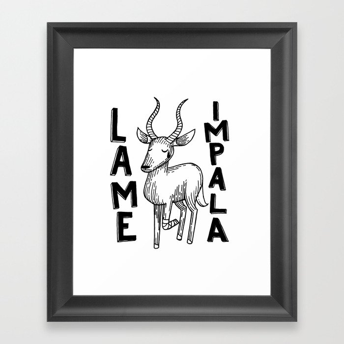 Lame Impala Framed Art Print