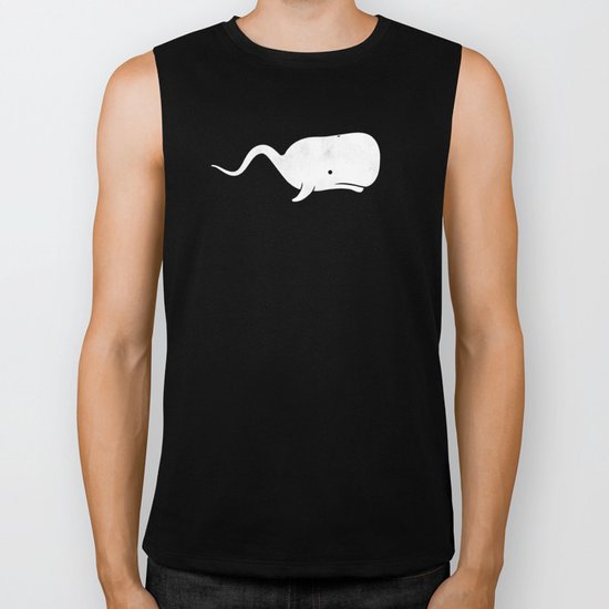 Sperm whale Biker Tank