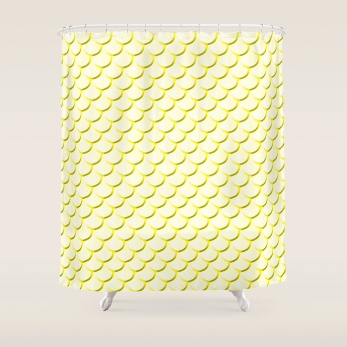 Yellow Mermaid Print Shower Curtain By Infinitewonders Society6