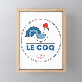 Le Coq / The Rooster Framed Mini Art Print