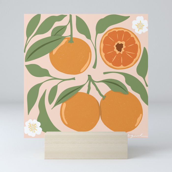 Orange Blossom Mini Art Print