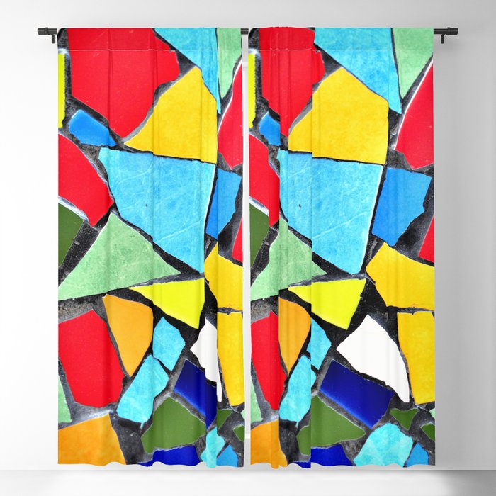 Colorful Abstract Blackout Curtain