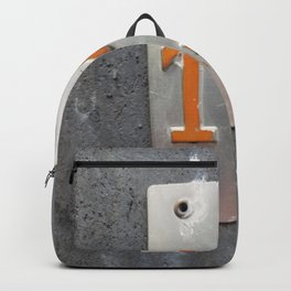one by two  Backpack | One, Digital, Silver, Easy, Solid, Eleven, Number, Color, Shieled, 11 