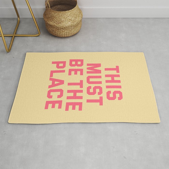 this must be the place Rug