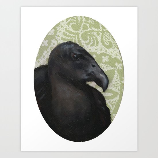 Mister Vulture Art Print