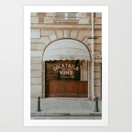 Paris Cafe at Place Dauphine | Photo print Centre of Paris Art Print