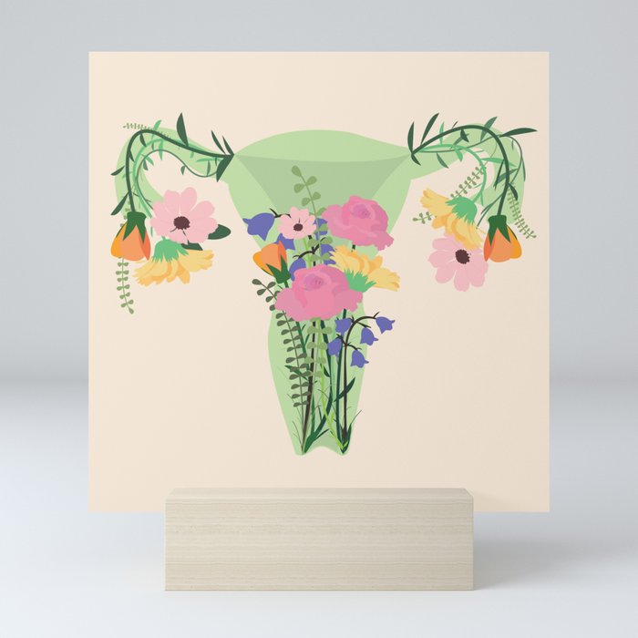 Blossoming Uterus  Mini Art Print