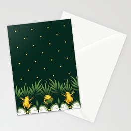 Golden frog Stationery Cards