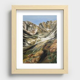 Chasm Lake Recessed Framed Print
