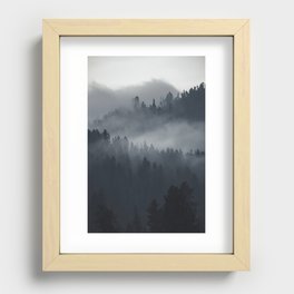 Ghostly Trees Recessed Framed Print