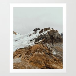 Rocky Mountain Glacier | Jasper National Park | Landscape Photography Art Print