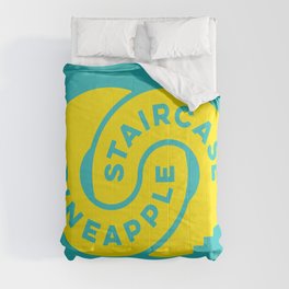 PineappleStaircase | Official Logocolor 2015 in Turquoise/Yellow + Honu Comforters
