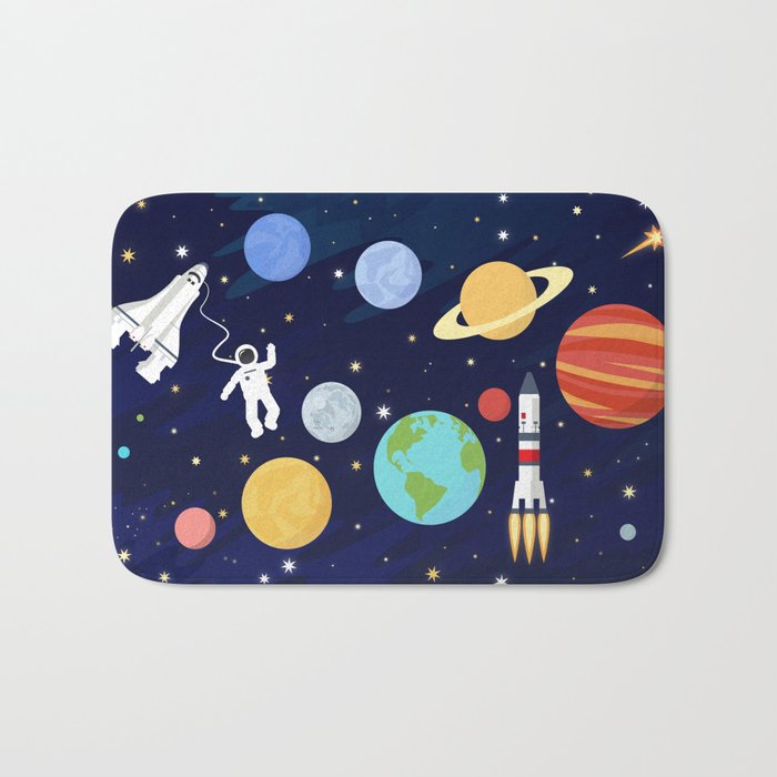 In space Bath Mat