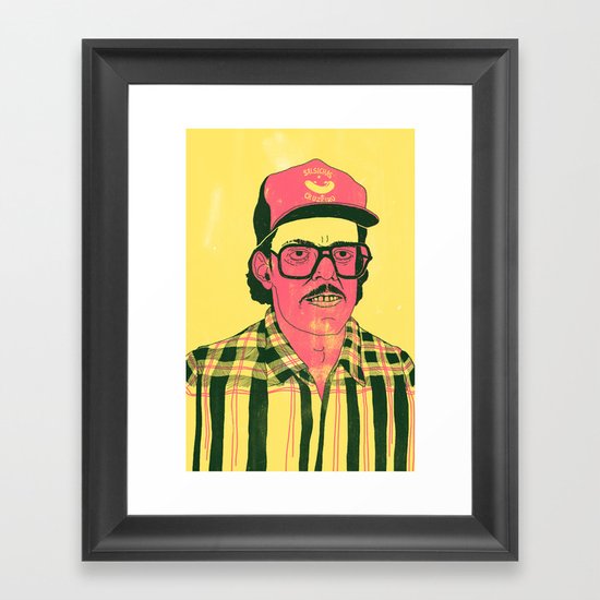 Sausage Man Framed Art Print
