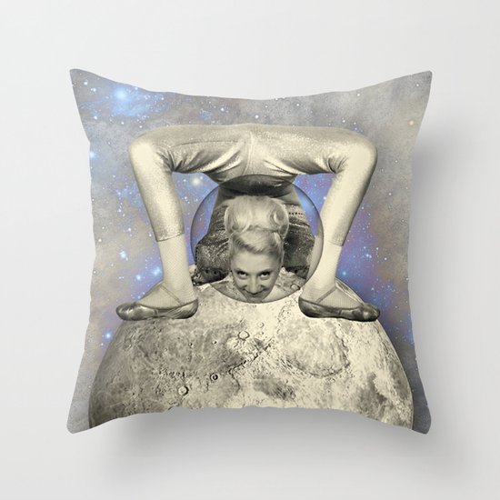 COSMIC CONTORTIONIST Throw Pillow