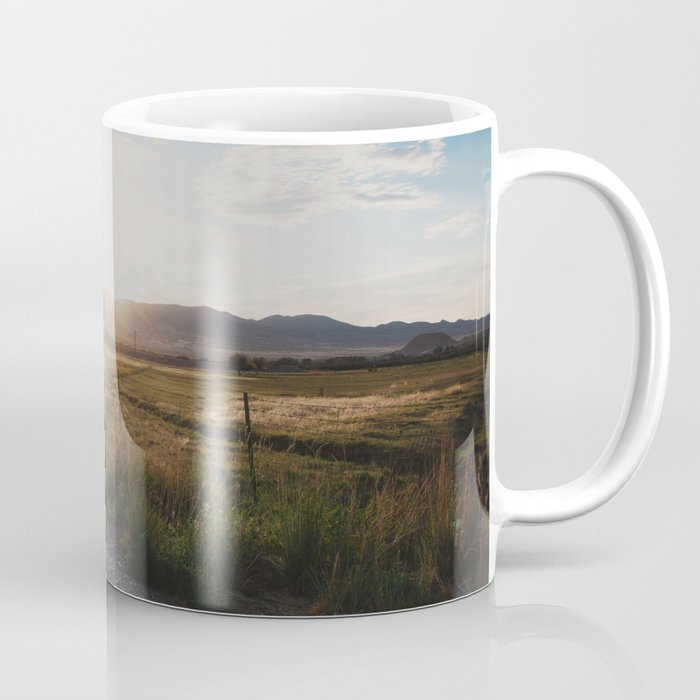 Country road Utah sunset print Coffee Mug