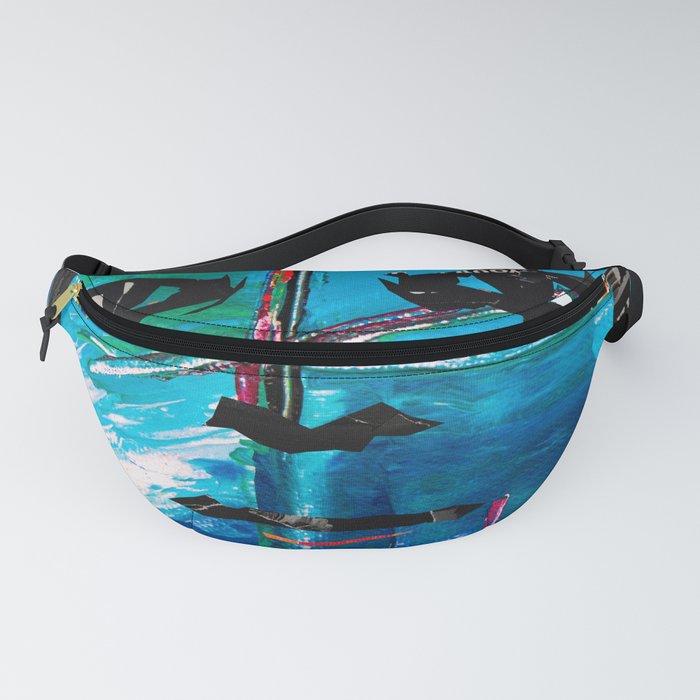 Afro Abstract woman face Fanny Pack