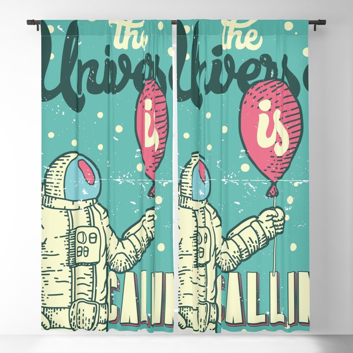 The Universe is calling - Baloon Blackout Curtain