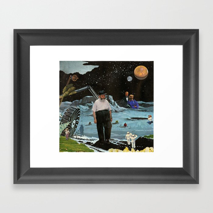 Lunar Landscape Framed Art Print