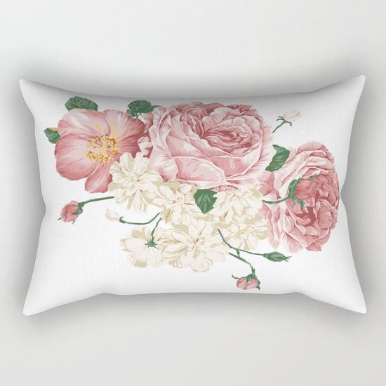 Watercolor rose Rectangular Pillow