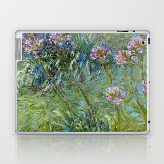 Claude Monet - Agapanthus (new color editing) Laptop & iPad Skin