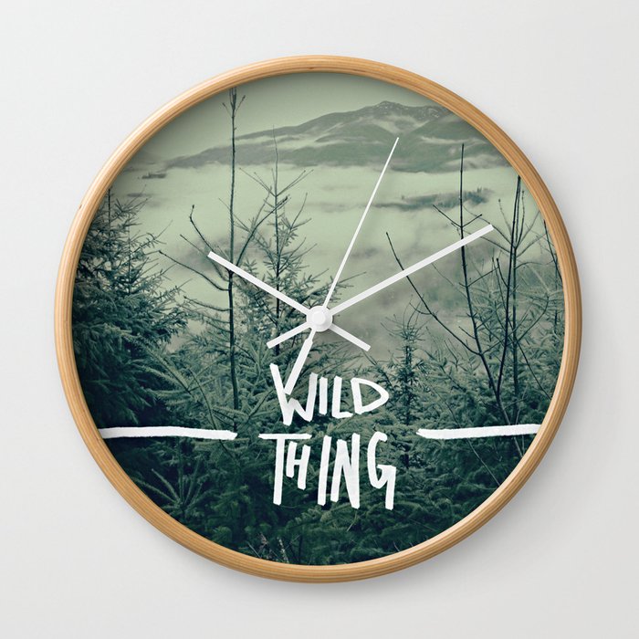 Wild Thing: Skagit Valley, Washington Wall Clock