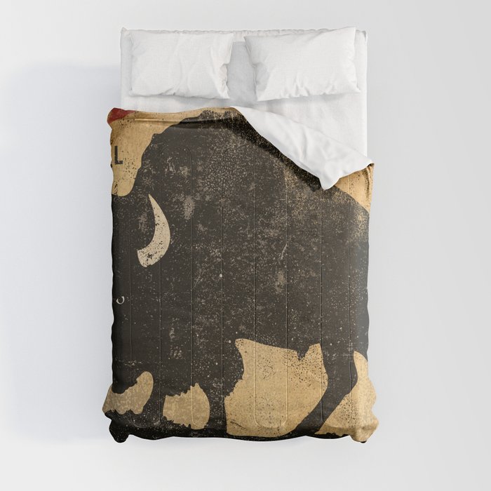 Bison Buffalo Whiskey Bourbon Comforter