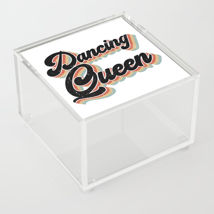 Dancing Queen Disco Party Retro Acrylic Box