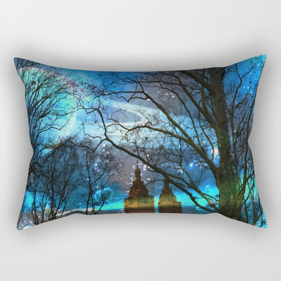 Saturn In Central Park Rectangular Pillow