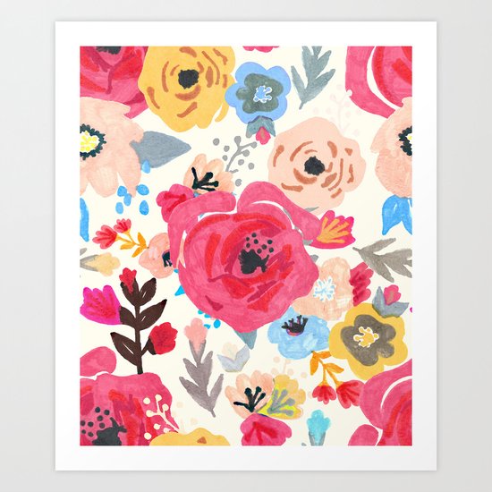 Summer Flora Art Print