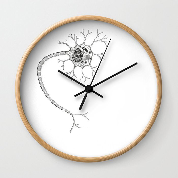 Neuron Structure Wall Clock